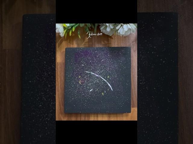 Easy Galaxy Painting #artist #art #acrylicpainting #shorts #painting
