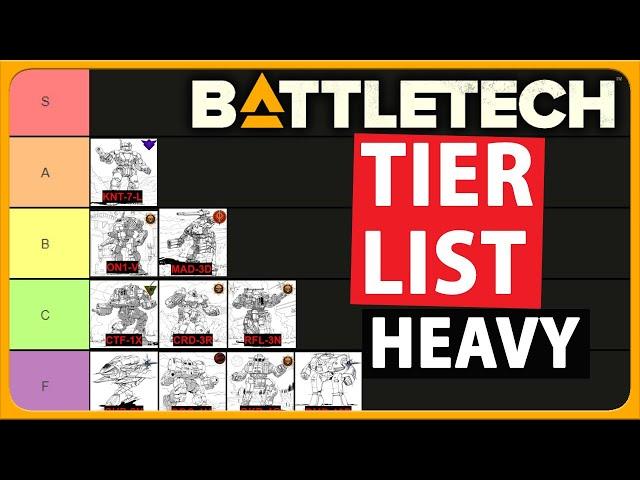 Heavy Mech Tier List (BATTLETECH 3025)