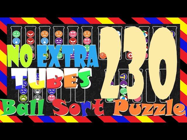 Ball Sort Puzzle Level  230No Extra TubesGame Walkthrough