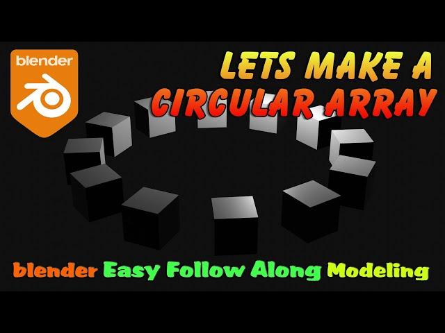 Blender, Create a Radial (Circular) array