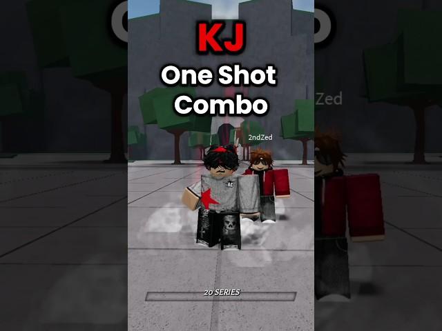 KJ One Shot Combo|| The Strongest Battleground #strongestbattlegrounds #roblox #pvp