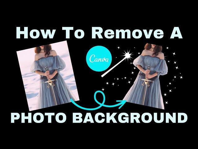 How To Remove A Photo Background In Canva | EASY Step-By-Step Tutorial For Beginners