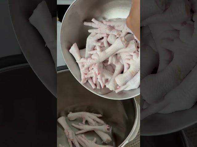 Chicken Feet for snacks #dog #shortsvideo #shortvideo #short #shorts  #realsound #mukbang