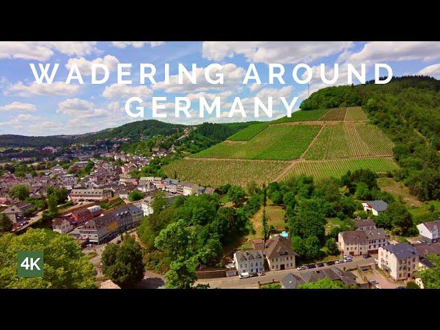 Germany 4K walking tour | Saarburg Germany, Saarburg wasserfall | 4k walk hdr 60fps