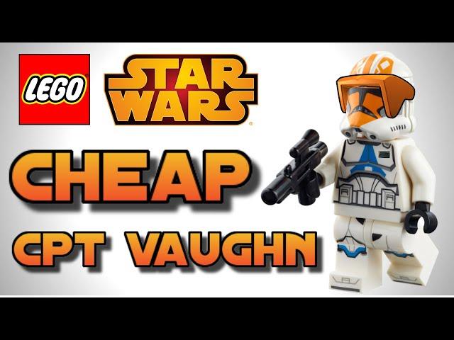 How to make a CHEAP LEGO CAPTAIN VAUGHN Minifigure (2020)