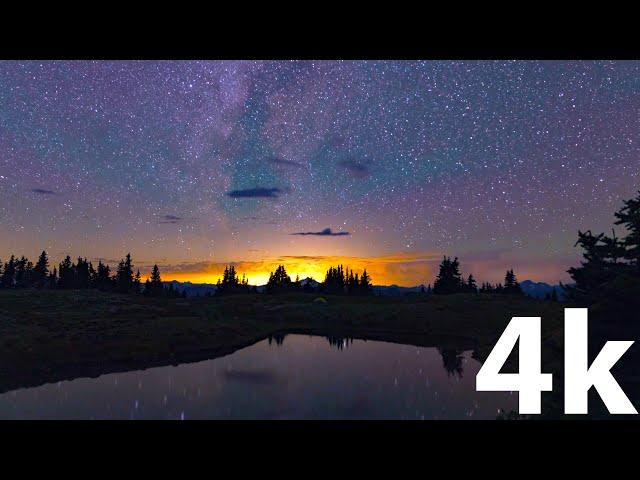 4K UHD 1 hour - Earth from space and ambient sound - relaxation, meditation, nature