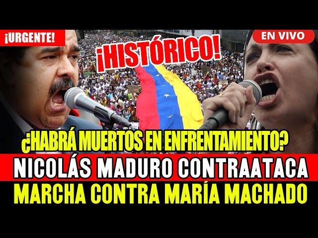 ¡URGENTE! NICOLÁS MADURO CONTRAATACA A MARIA CORINA MACHADO, VENEZUELA EN CRISIS