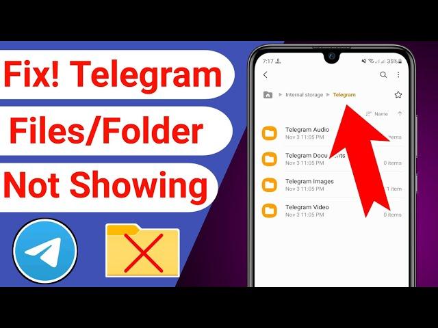 How to Fix Telegram Files/Folder Not Showing in File Manager