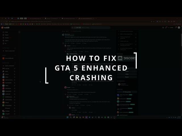 (2025 WORKING) How to Fix GTA 5/V Enhanced CRASHING Error!