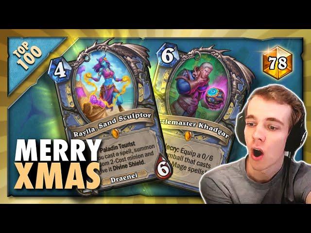 Christmas Mage in HIGH Legend! - Hearthstone Thijs