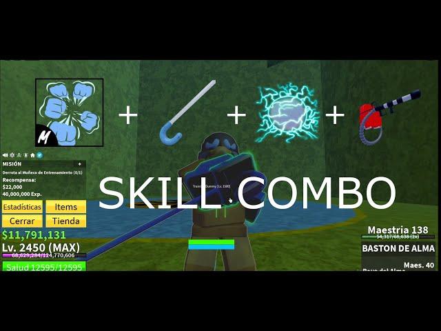 SKILL COMBO RUMBLE + SOUL CANE + ACIDUM RIFLE + SUPERHUMAN