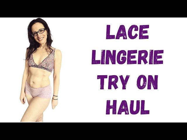 Lace Lingerie Try On Haul