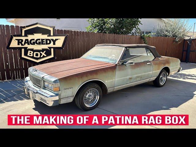 A Day with Caliboy- making my convertible box Chevy PATINA!!