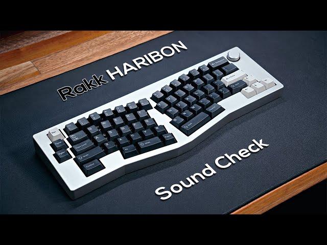 Sound Test - Rakk HARIBON - Rakk Katala - Novelkeys Charcoal