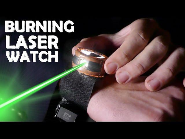 DIY Burning Laser Watch! - Amazing Spy Gadget In Real Life!!!