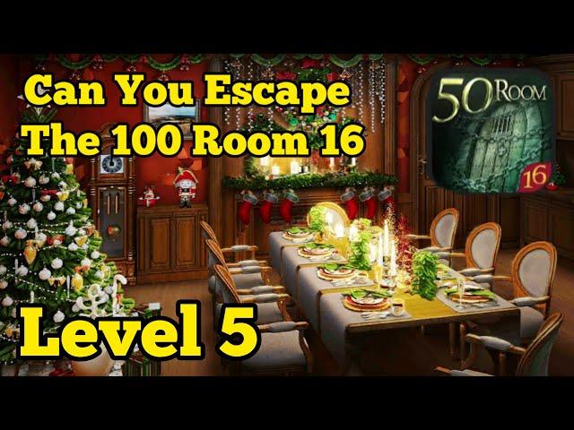 Can You Escape The 100 Room 16 level  5 Walkthrough