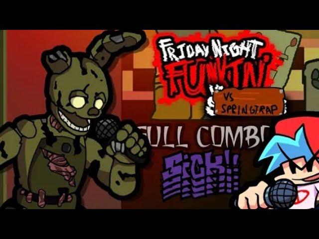 FNAF в FNF, Springtrap (Friday Night Funkin') Спрингтрап Прохождение