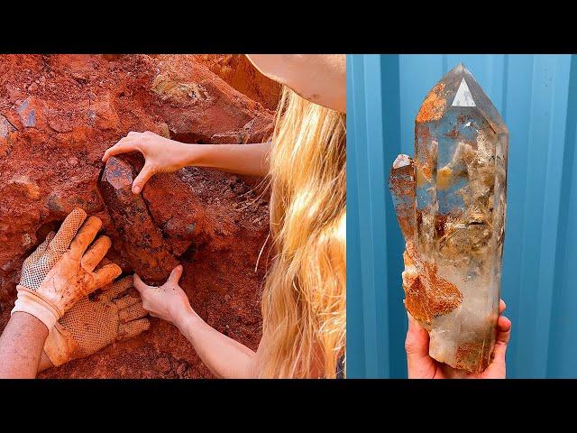  Unearthing A Rare Quartz Crystal! 