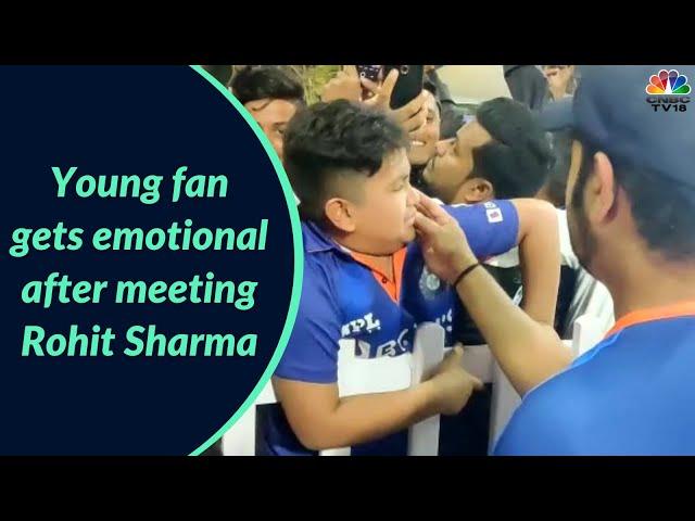 Fan Gets Emotional After Meeting Rohit Sharma | CNBC-TV18