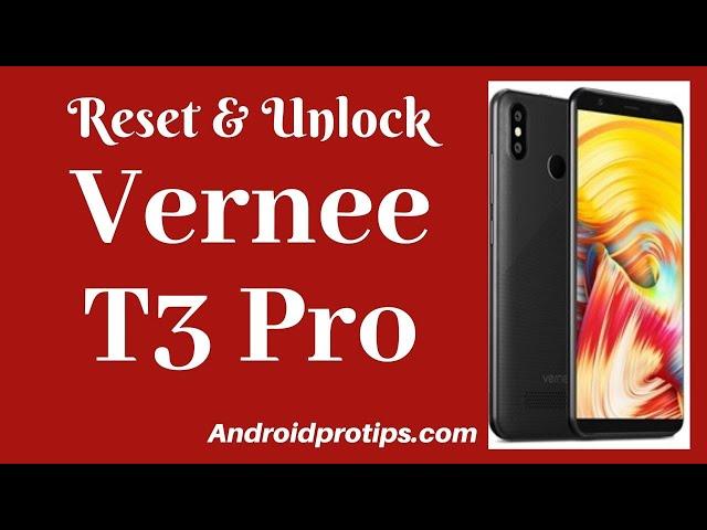 How to Reset & Unlock Vernee T3 Pro