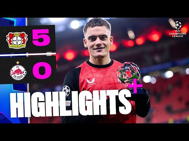 Led by Florian Wirtz: Leverkusen ease to 5-0 win over Salzburg | Champions League Highlights