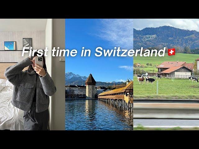 sub) First time in Switzerlandan express trip | iPhone 15 Pro travel vlog