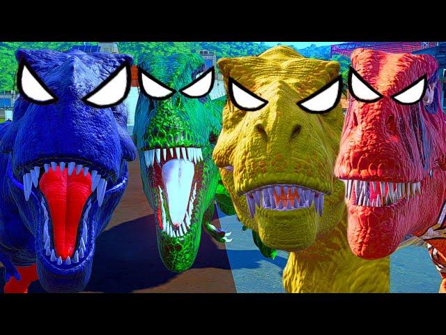 EPIC Colour Pack Carnivore Dinosaurs hunting civillian people scenes !! Jurassic World Evolution