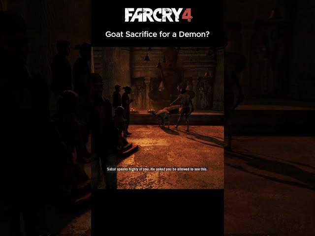 Goat Sacrifice Far cry 4 #shorts #gaming #gameplay #gamingshorts #youtubeshorts #farcry #farcry4