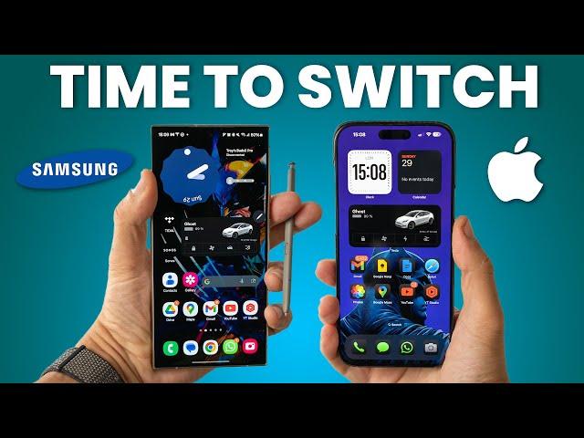 Galaxy S24 Ultra Vs Iphone 16 Pro Max - Lifelong User Switches to....