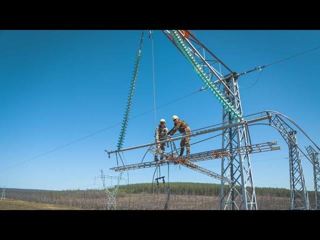 Соединение проводов в шлейфах анкерно-угловых опор У500н-1