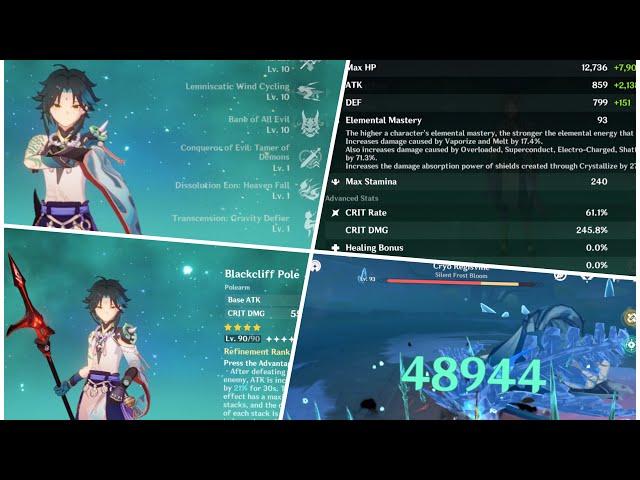 My Free To Play C0 Xiao Build - 4 Stars weapon and Potato Artifacts