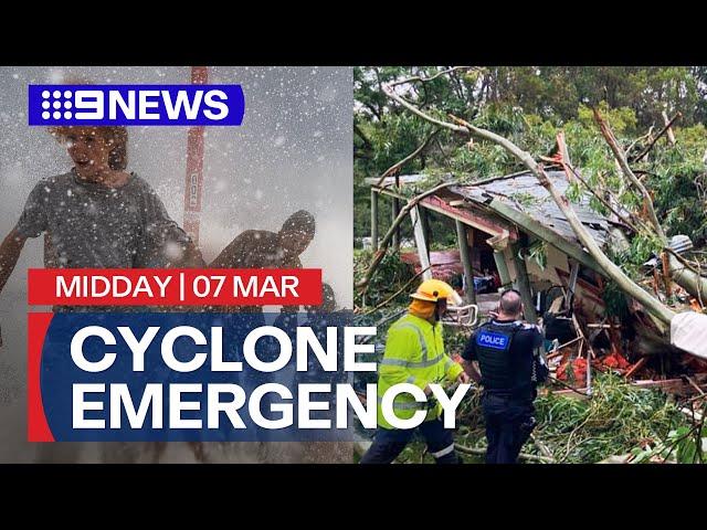 Cyclone Alfred: Latest warnings as cyclone makes final approach | 9 News Australia