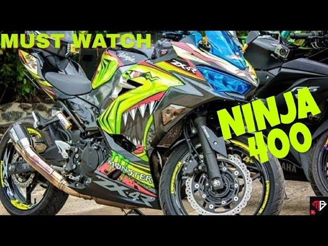 KAWASAKI NINJA 400 Modifications and New Cool Graphics ️