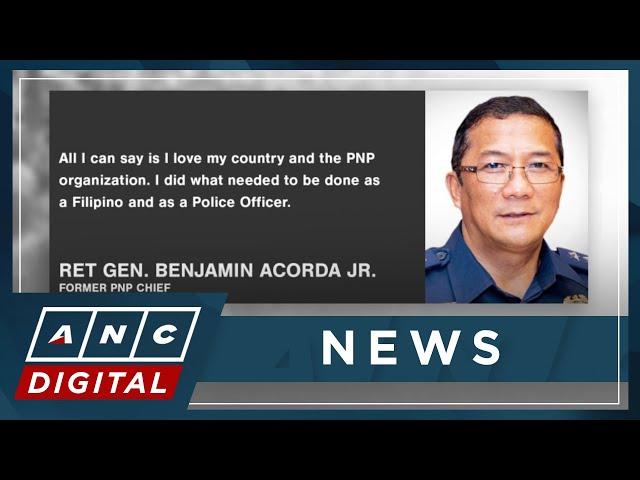 Ex-PNP Chief Acorda after name raised in Senate POGO probe: I did what needed to be done as Filipino