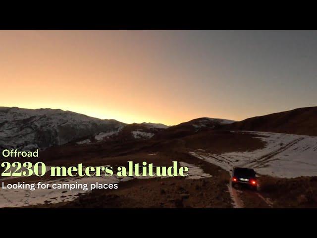 Offroad at 2230 meters altitude. Looking for a new and challenging camping spot #offroad #camping