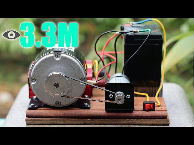 DC motor hacks: 12V DC Motor 775  to run 24V DC Motor 250W as generator