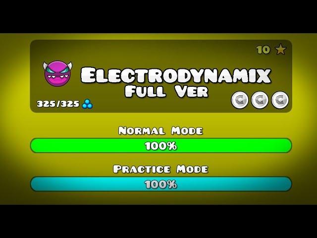 ELECTRODYNAMIX FULL VERSION GEOMETRY DASH 2.11