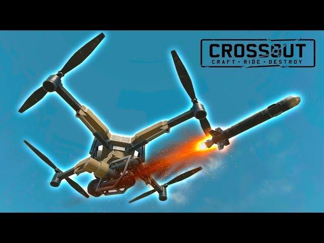 Crossout l Фанимся с дрон-машиной l Laugh with drone machine