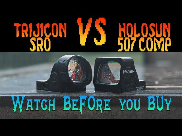 Trijicon SRO vs Holosun 507 Comp!- Which is the better optic?