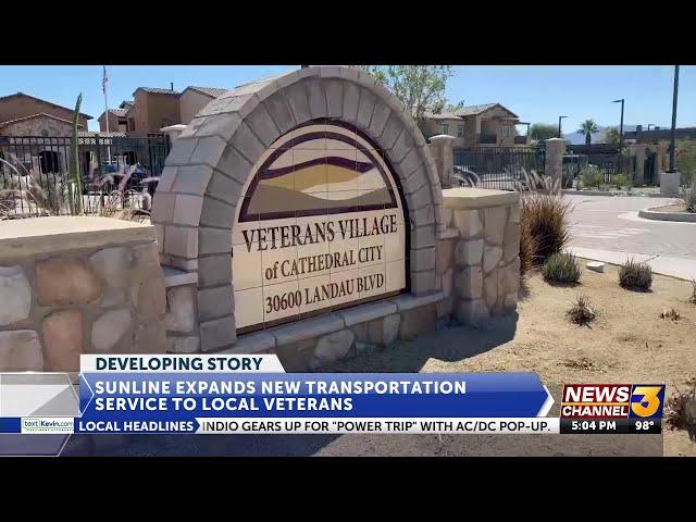 SunLine Transit Agency expands new transportation service to local veterans