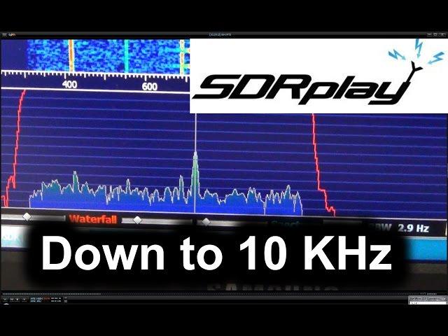 SDRplay Receiving VLF Down to 10 KHz