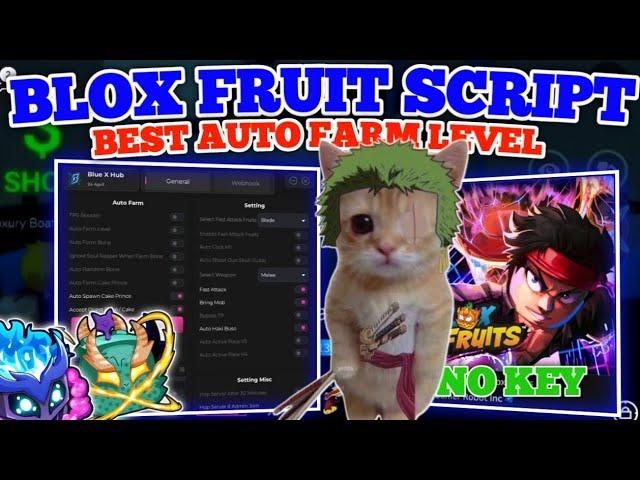 Blue X Hub Roblox Script | Blox Fruits Script Update Best Auto Farm Level