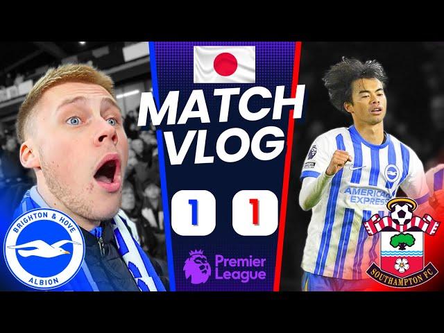 MITOMA'S GOAL Couldn't Stop Southampton!! | Match Day Vlog