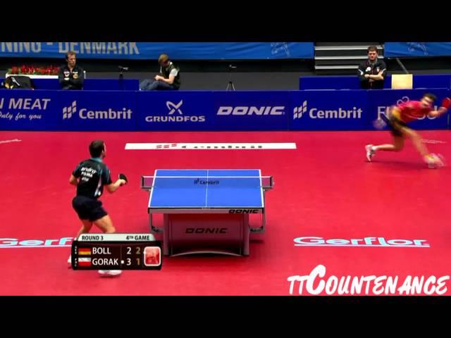 European Championships: Timo Boll-Daniel Górak