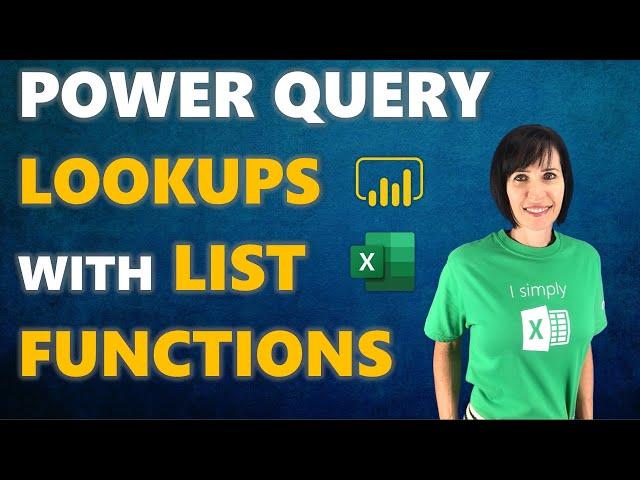 VLOOKUP in Power Query Using List Functions