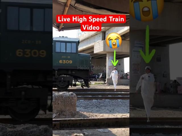 Live High Speed Train Video#livetrainaccident