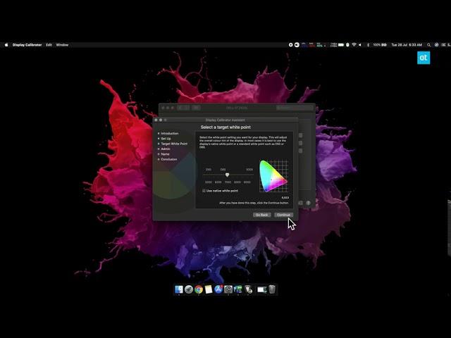 How to calibrate an external display on macOS