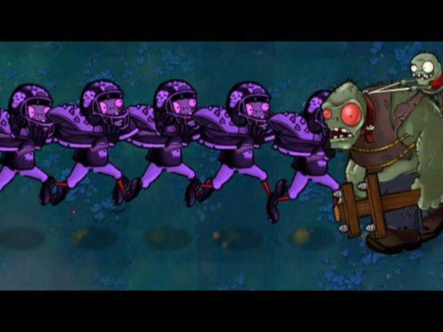 8 Giga-Football Zombies vs 1 Giga Gargantuar FIGHT // Plants vs Zombies