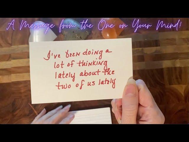 HIS / HER THOUGHTS OF YOU TODAY    [CHANNELED LOVE MESSAGE]   COLLECTIVE READING ️