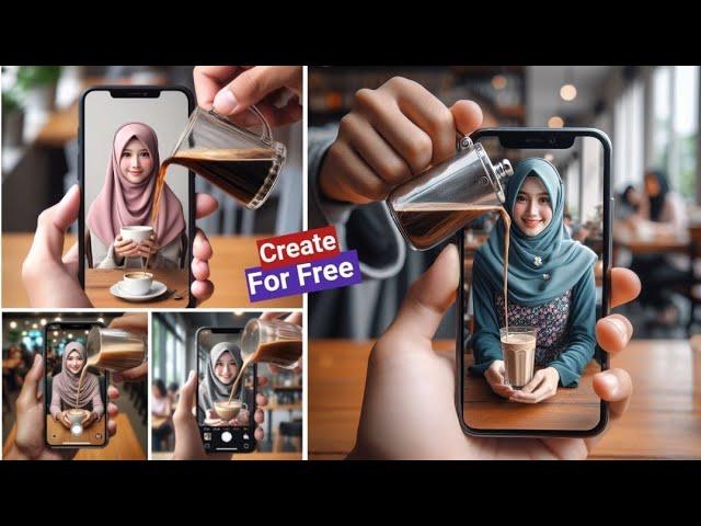 How To Create iPhone Popout 3D Images |Bing Ai Tutorial |Babar Khan Graphics.